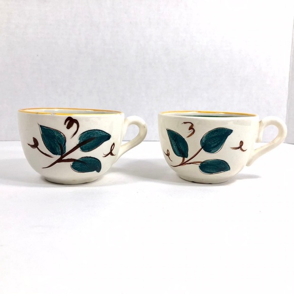 Stangl Pottery Vintage Hand Painted Fruit Etched Tea Cup! - Picture 1 of 5